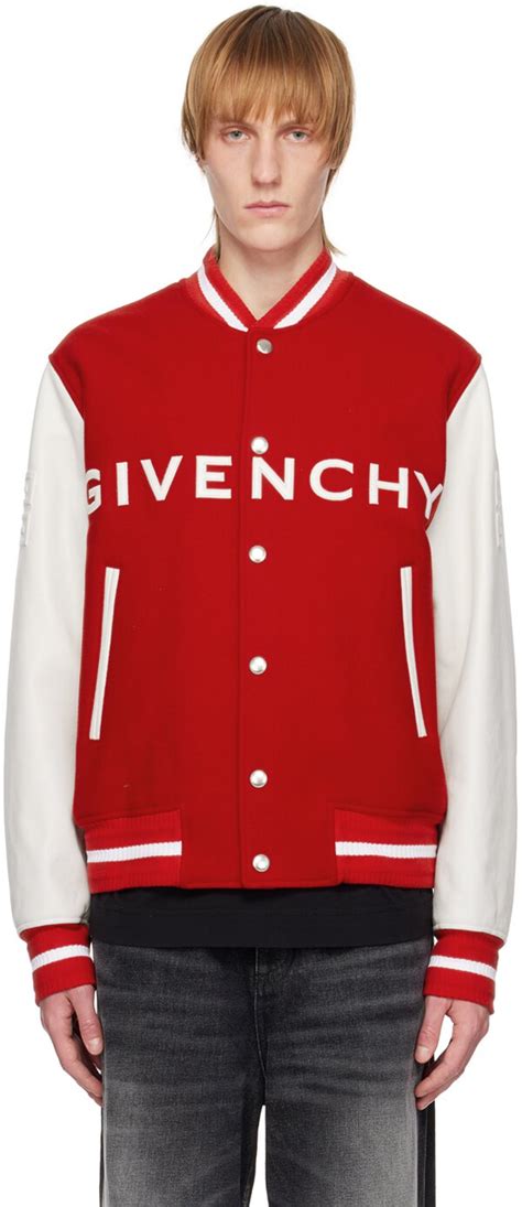 givenchy fur|Givenchy red jacket.